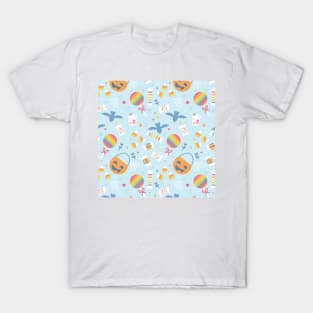 Pastel Halloween Pattern T-Shirt